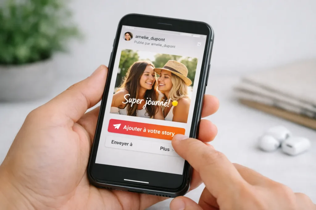 comment republier une story sur instagram