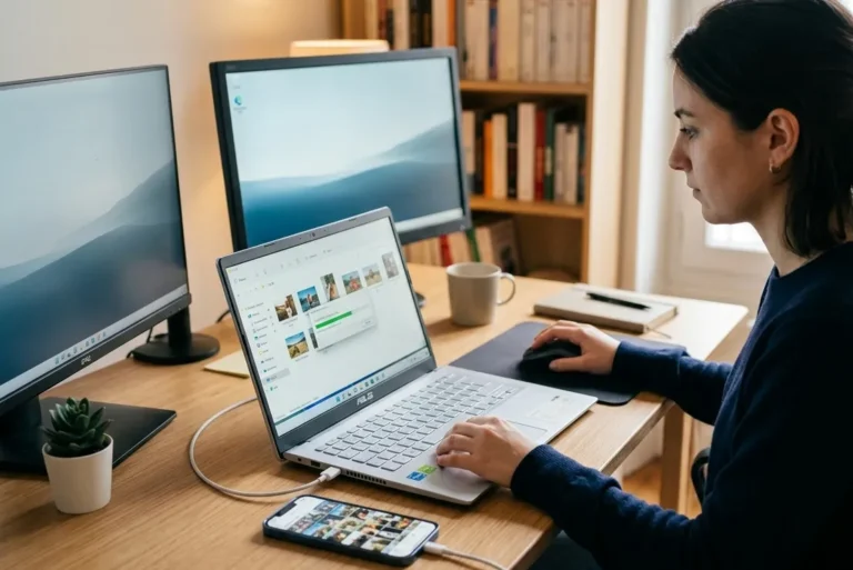 comment transferer photo iphone vers pc